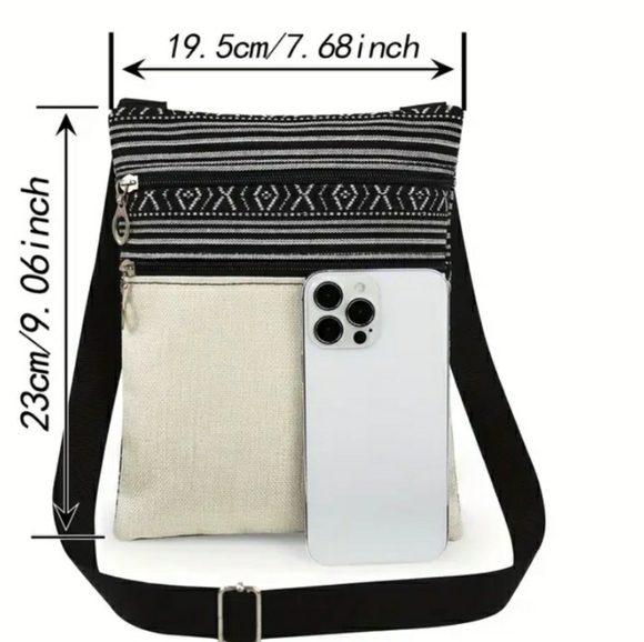 Retro, Women's Mini Crossbody/Shoulder Bag, Double Butterflies, NWT - Picture 3 of 3